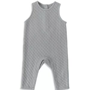 NWOT 18-24m Pehr Unisex Cozy Cotton Quilted Romper Overall